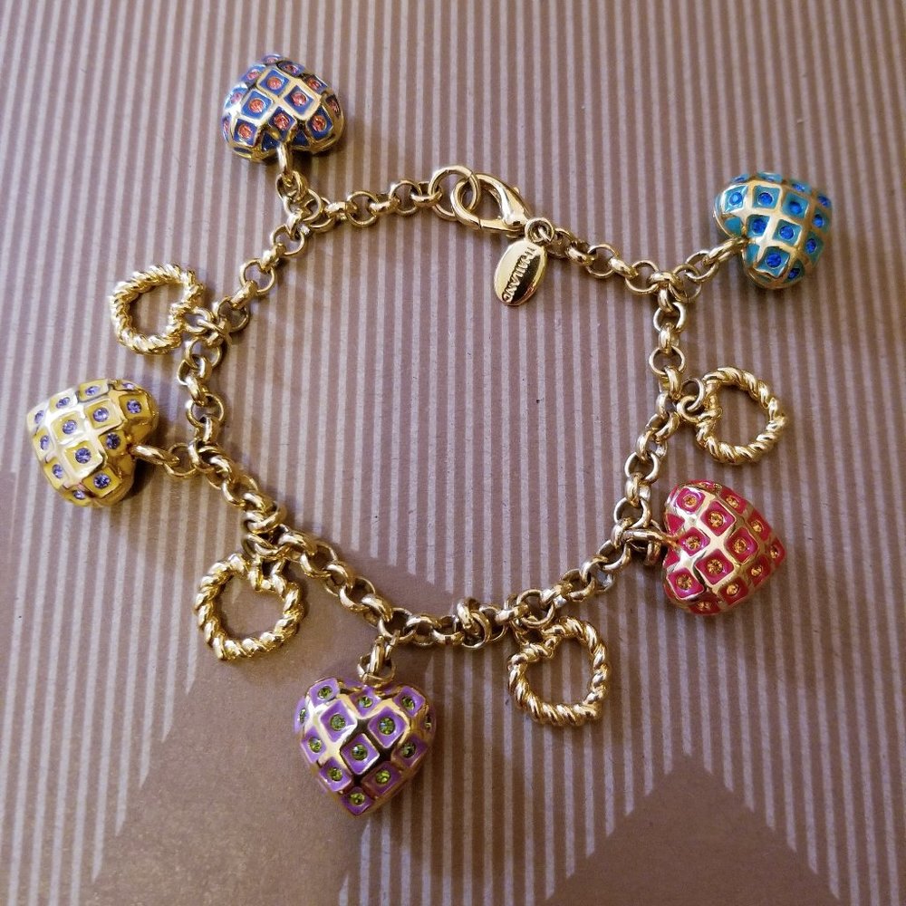 Joan Rivers Heart Bracelet